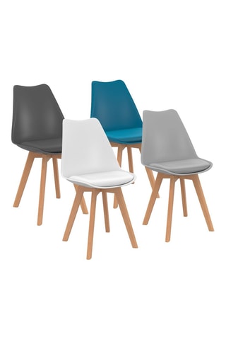 4 chaises Nordia - 46 x 79,5 x 51 cm