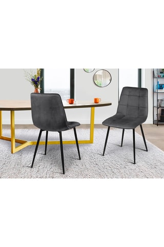 2 chaises Linda - 46 x 86 x 57 cm