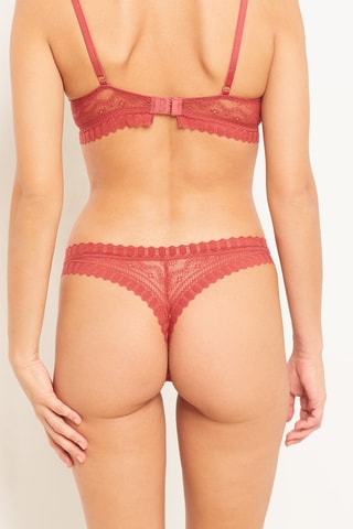 Tanga Diamant - Rouge brique