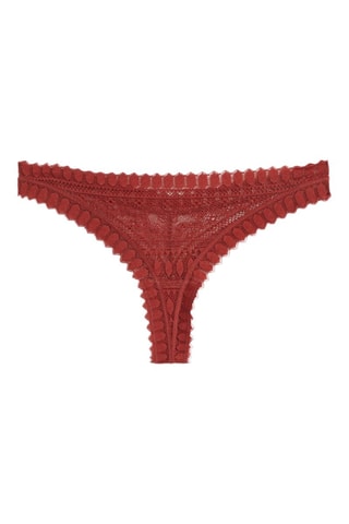 Tanga Diamant - Rouge brique