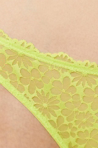 Tanga Craquante  Jaune