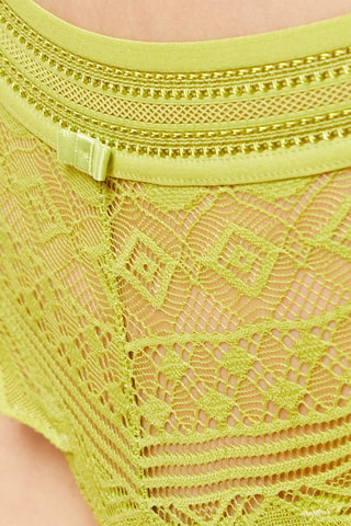 Tanga Sexy Naturel Vert citron