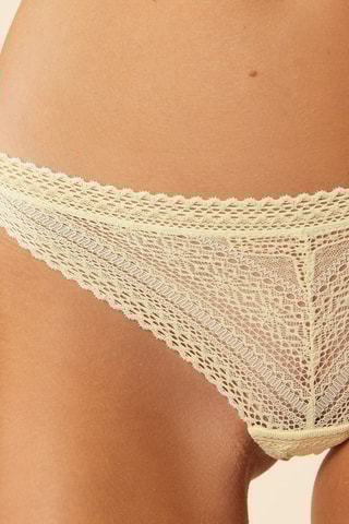 Tanga Sublime We Care Jaune pâle