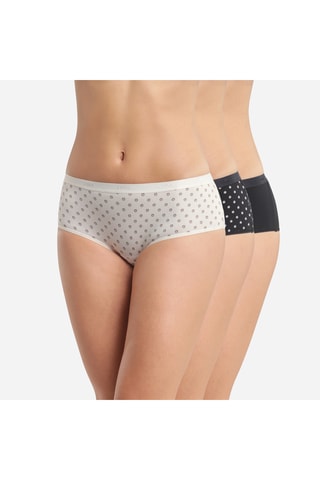 3 shortys Les Pockets - Blanc