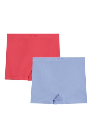 2 shortys Seamless - Rose et Bleu lavande