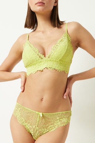 Shorty Sexy Naturel Vert citron