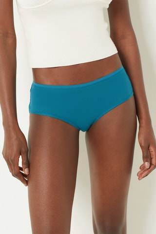 3 shortys John - Bleu cobalt et rose