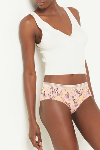 3 shortys Cory Tomette - Bordeaux et rose