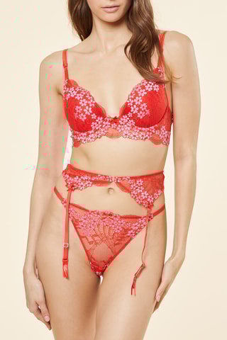 Porte-jarretelles Somptueuse  Vermillon