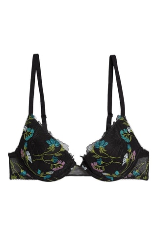 Soutien-gorge push-up Garden - Noir