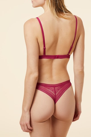 Soutien-gorge push-up Sublime We Care - Cassis