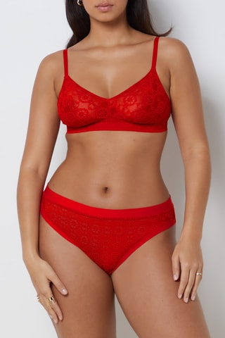 Soutien-gorge Debby Plus Size - Rouge