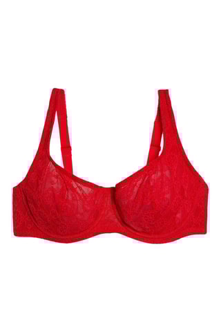 Beha Debby Plus Size, Grenaatappelrood 80 D - Rood