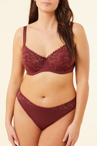 Soutien-gorge Tabby Pus Size  Bordeaux