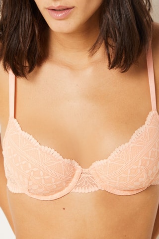 Soutien-gorge ampliforme Idole - Rose poudré