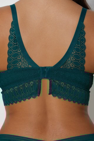 Soutien-gorge ampliforme Gravure - Vert sapin
