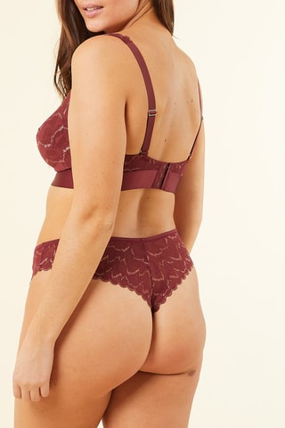 Soutien-gorge Loveyourcurves Bordeaux