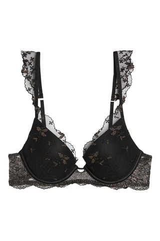 Soutien-gorge push-up Butterfly - Noir