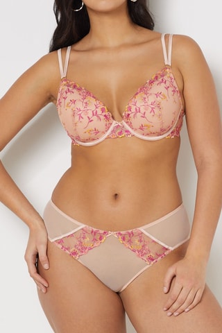 Soutien-gorge ampliforme Gourmandise - Rose poudré 