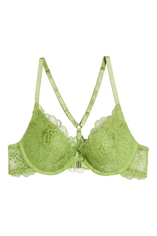 Soutien-gorge push-up Conquise - Vert olive
