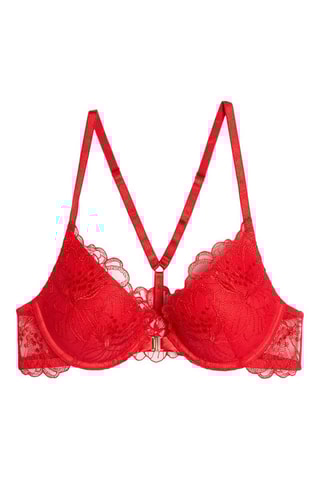 Soutien-gorge push-up Conquise - Rouge
