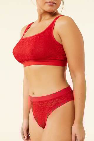 Bralette Debby Plus Size - Rouge