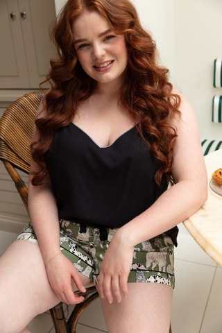 Top de pyjama Nancy - Noir