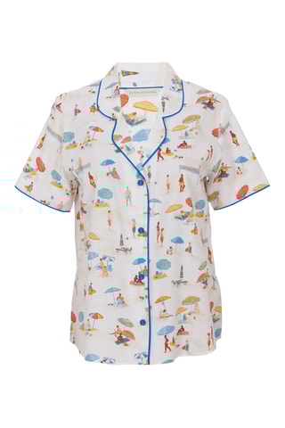 Chemise de pyjama Sandy - Blanc