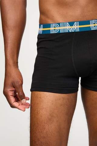 3 boxers Dim Powerful - Noir et jaune 