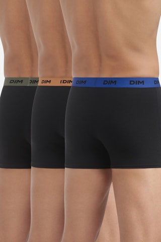 3 boxers Mix and Colors - Noir