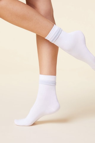 Chaussettes Fashion Ecru