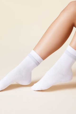 Chaussettes Fashion Ecru