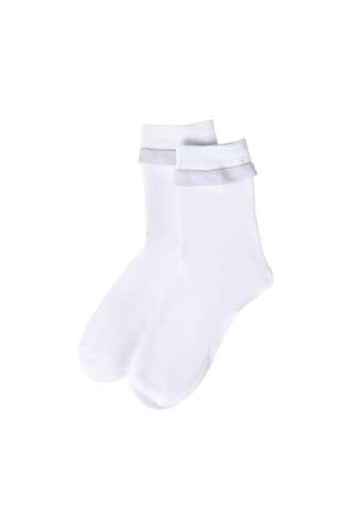 Chaussettes Fashion Ecru