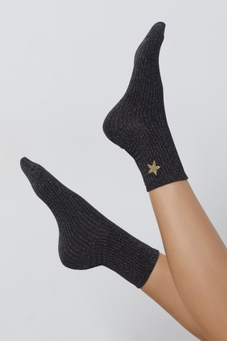 3 paires de chaussettes Festive - Noir