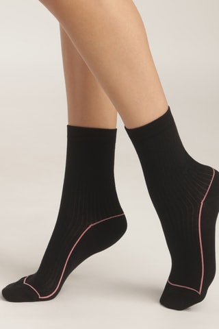 4 paires de chaussettes La Mode - Noir