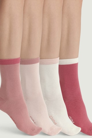 16 paires de chaussettes EcoDIM Style - Rose et rose foncé