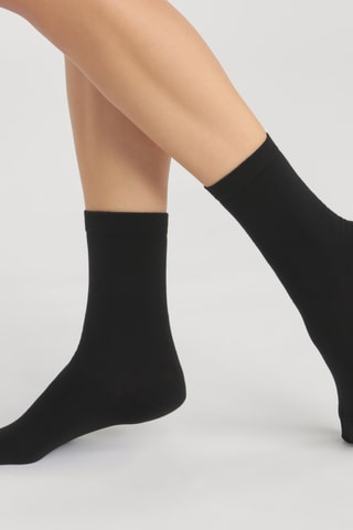 8 paires de chaussettes Coton Bio Good - Noir