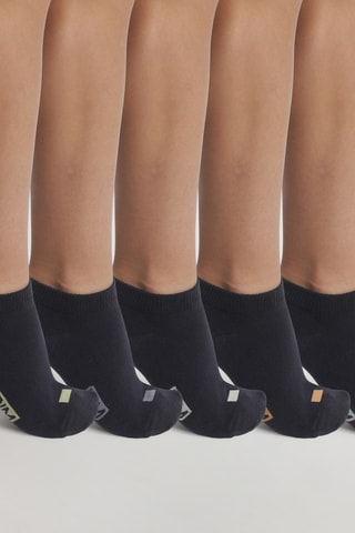 10 paires de socquettes EcoDim - Noir