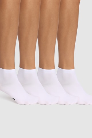 12 paires de socquettes Skin - Blanc