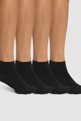 12 paires de socquettes Skin - Noir