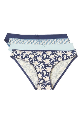 4 culottes Selma Marine - Bleu marine et écru