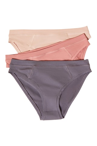 3 culottes Brett Anthracite et rose