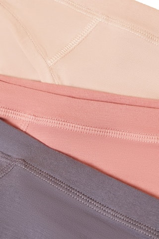 3 culottes Brett Anthracite et rose