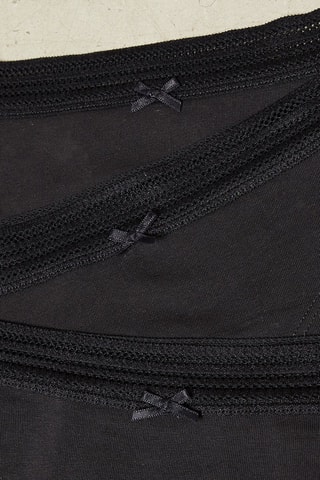 3 culottes Jack Lace Noir