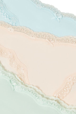 3 culottes Absolu Confort Jim - Ciel et vert d’eau