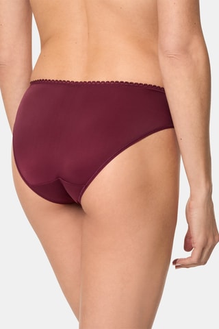 Culotte Flower Elégance Micro - Bordeaux