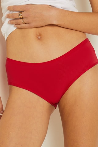 3 culottes John - Rouge et vert