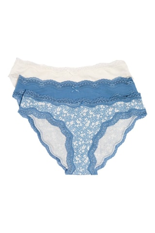 3 culottes Jimmbluejeans - Bleu foncé et écru