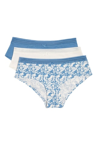 3 culottes Jackielace - Bleu 