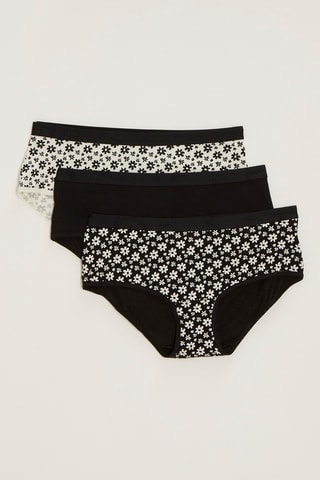 3 shortys Les Pockets - Noir